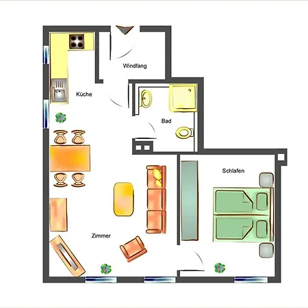 Hohe Buchen 3 Apartment *
